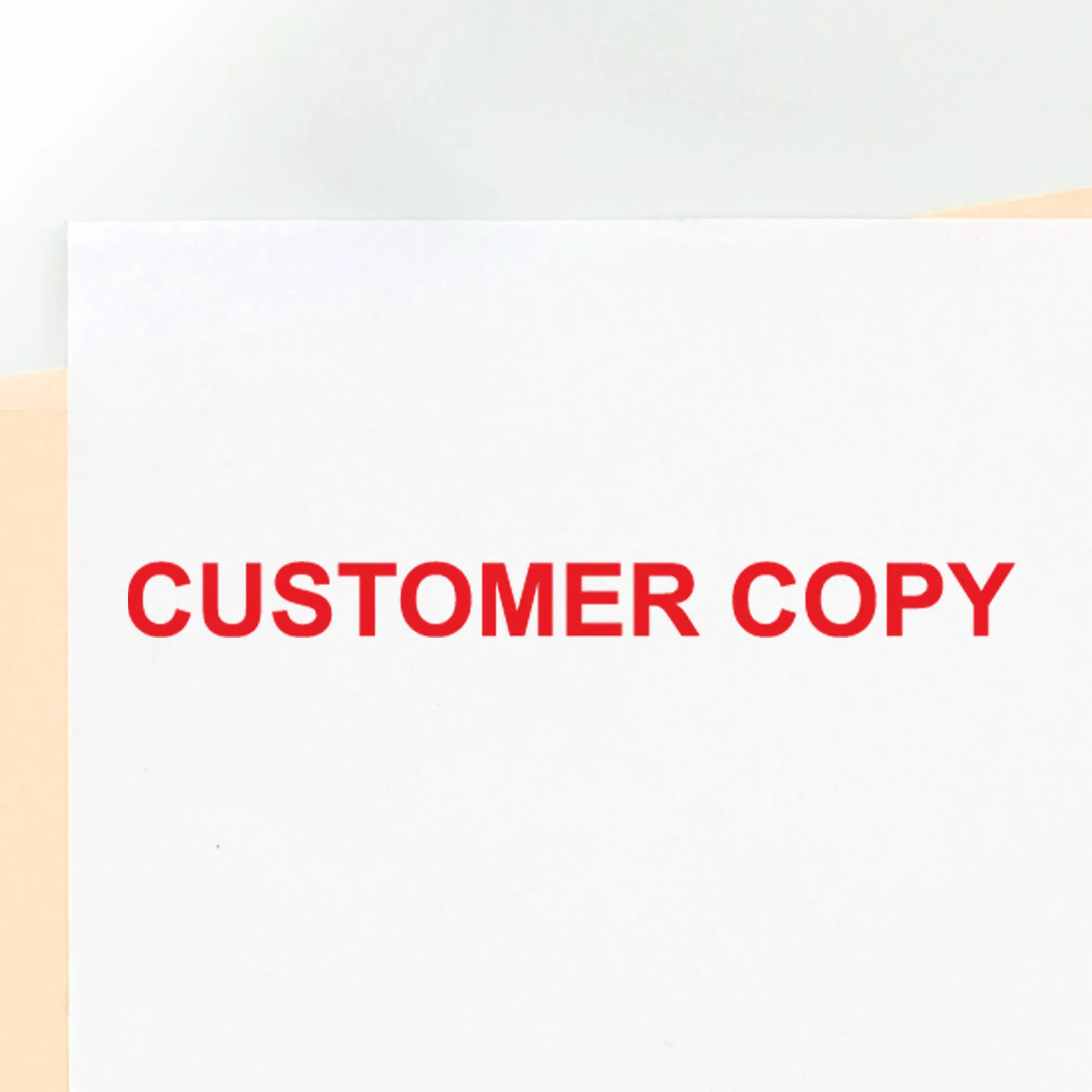 Customer Copy Stamp
